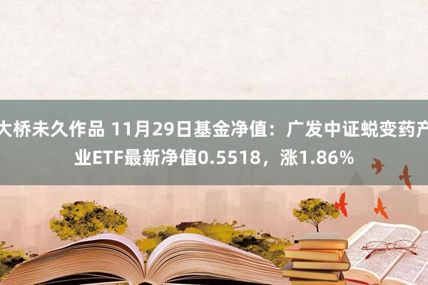 大桥未久作品 11月29日基金净值：广发中证蜕变药产业ETF最新净值0.5518，涨1.86%