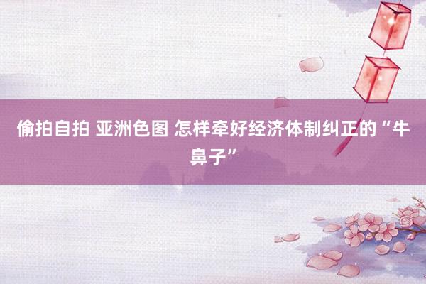 偷拍自拍 亚洲色图 怎样牵好经济体制纠正的“牛鼻子”