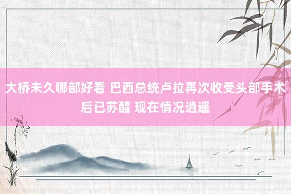 大桥未久哪部好看 巴西总统卢拉再次收受头部手术后已苏醒 现在情况逍遥