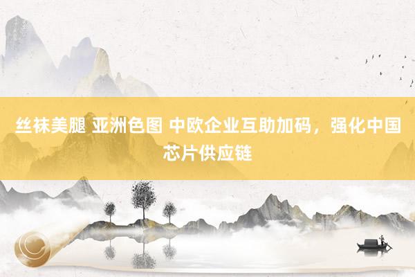 丝袜美腿 亚洲色图 中欧企业互助加码，强化中国芯片供应链