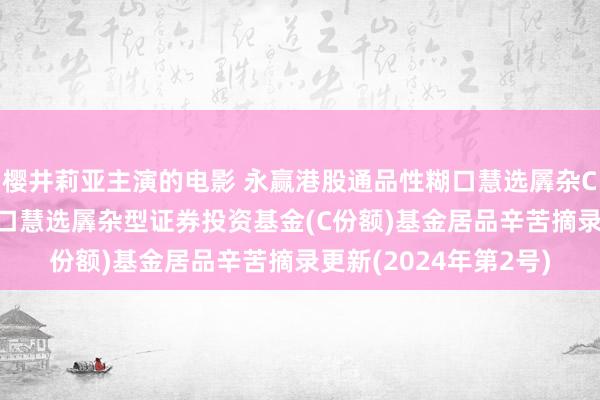 樱井莉亚主演的电影 永赢港股通品性糊口慧选羼杂C: 永赢港股通品性糊口慧选羼杂型证券投资基金(C份额)基金居品辛苦摘录更新(2024年第2号)