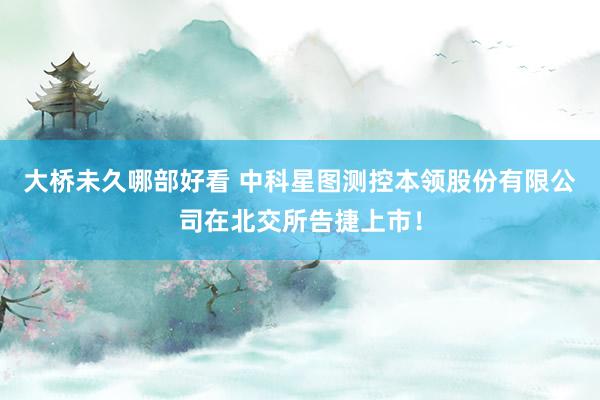 大桥未久哪部好看 中科星图测控本领股份有限公司在北交所告捷上市！