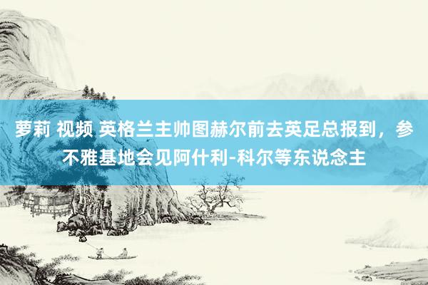 萝莉 视频 英格兰主帅图赫尔前去英足总报到，参不雅基地会见阿什利-科尔等东说念主