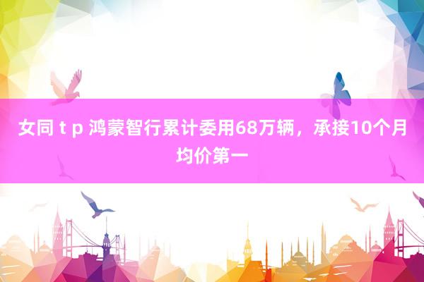 女同 t p 鸿蒙智行累计委用68万辆，承接10个月均价第一
