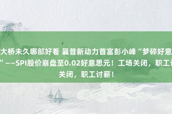 大桥未久哪部好看 曩昔新动力首富彭小峰“梦碎好意思国”——SPI股价崩盘至0.02好意思元！工场关闭，职工讨薪！